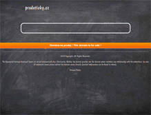Tablet Screenshot of prodeticky.cz